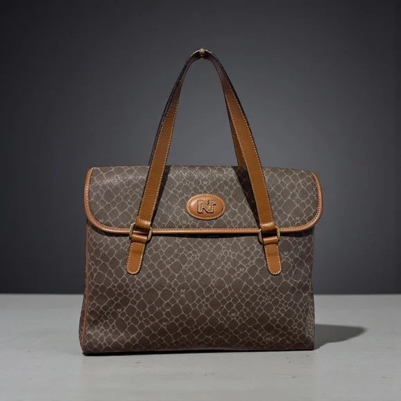 Vintage Nina Ricci Logo Tote / Shoulder Bag - Picture 1 of 14